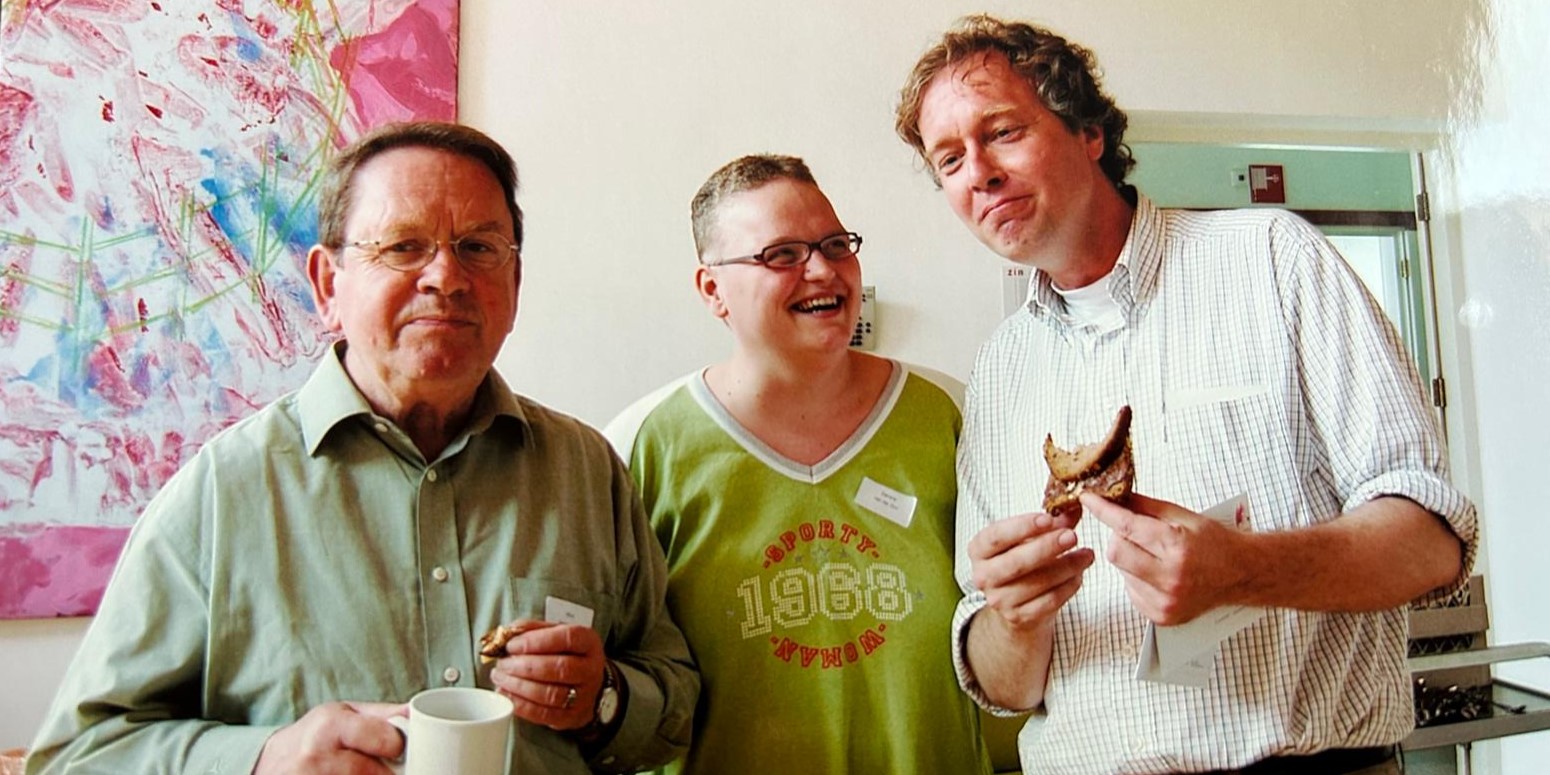 Marius Buiting en frater Wim Verschuren bij ZIN